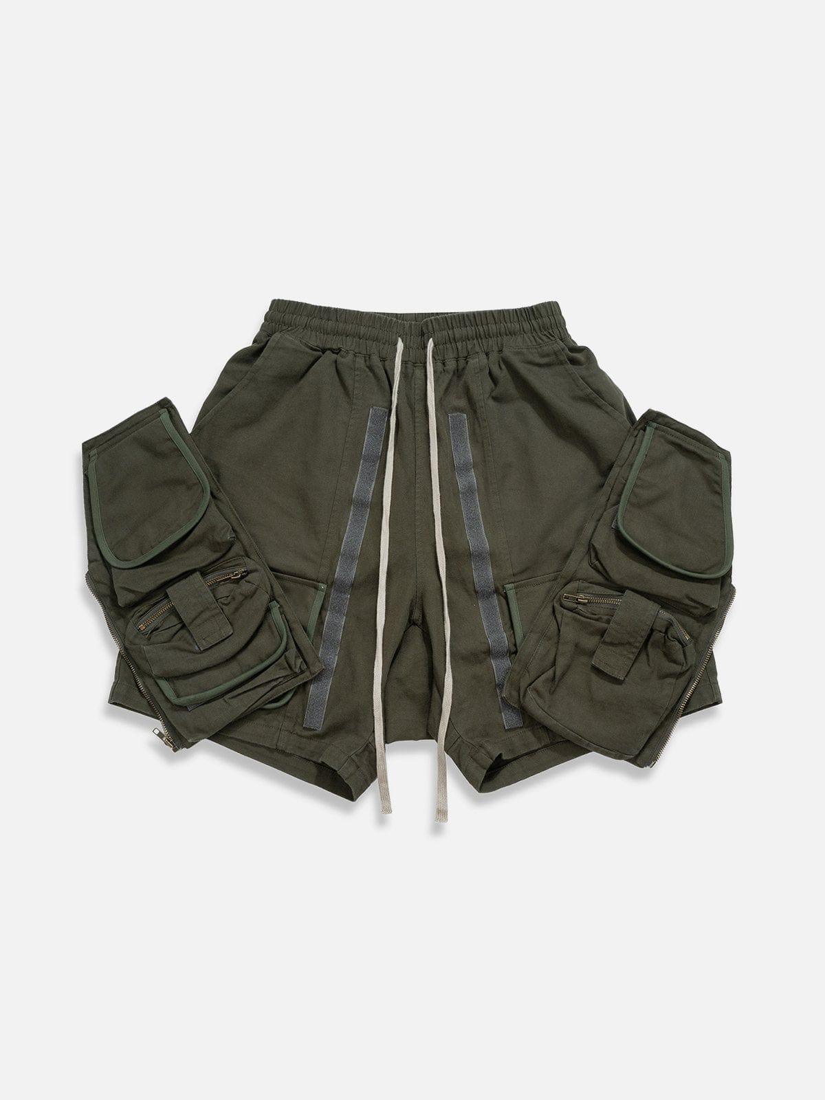 Removable Pockets Cargo Shorts