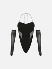Irregular Chain Jumpsuit