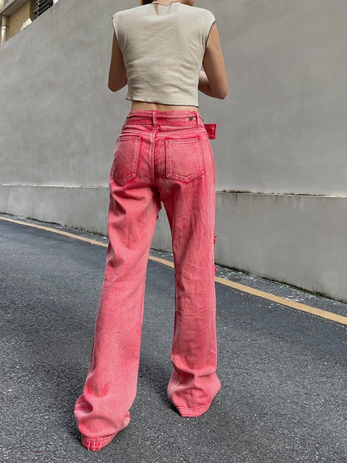Tassel Patchwork Pants