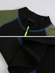 Patchwork Contrast Short Sleeve T Shirt