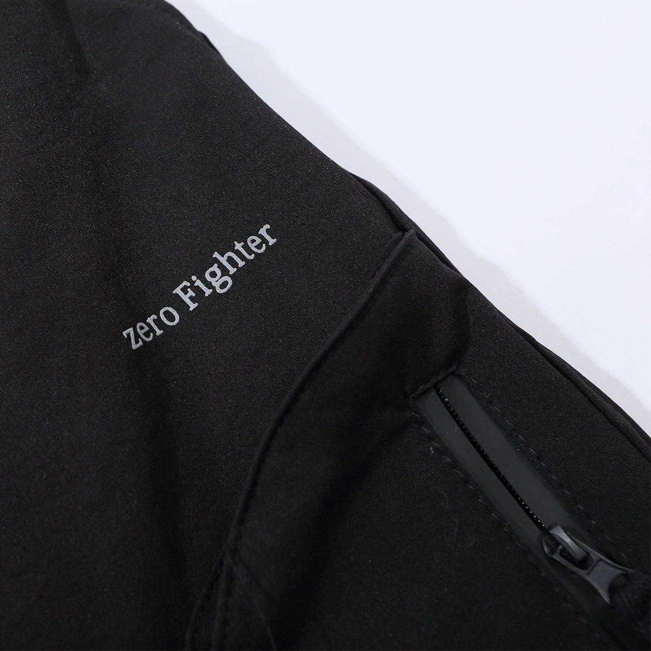 Side Semi-circular Pockets Cargo Pants