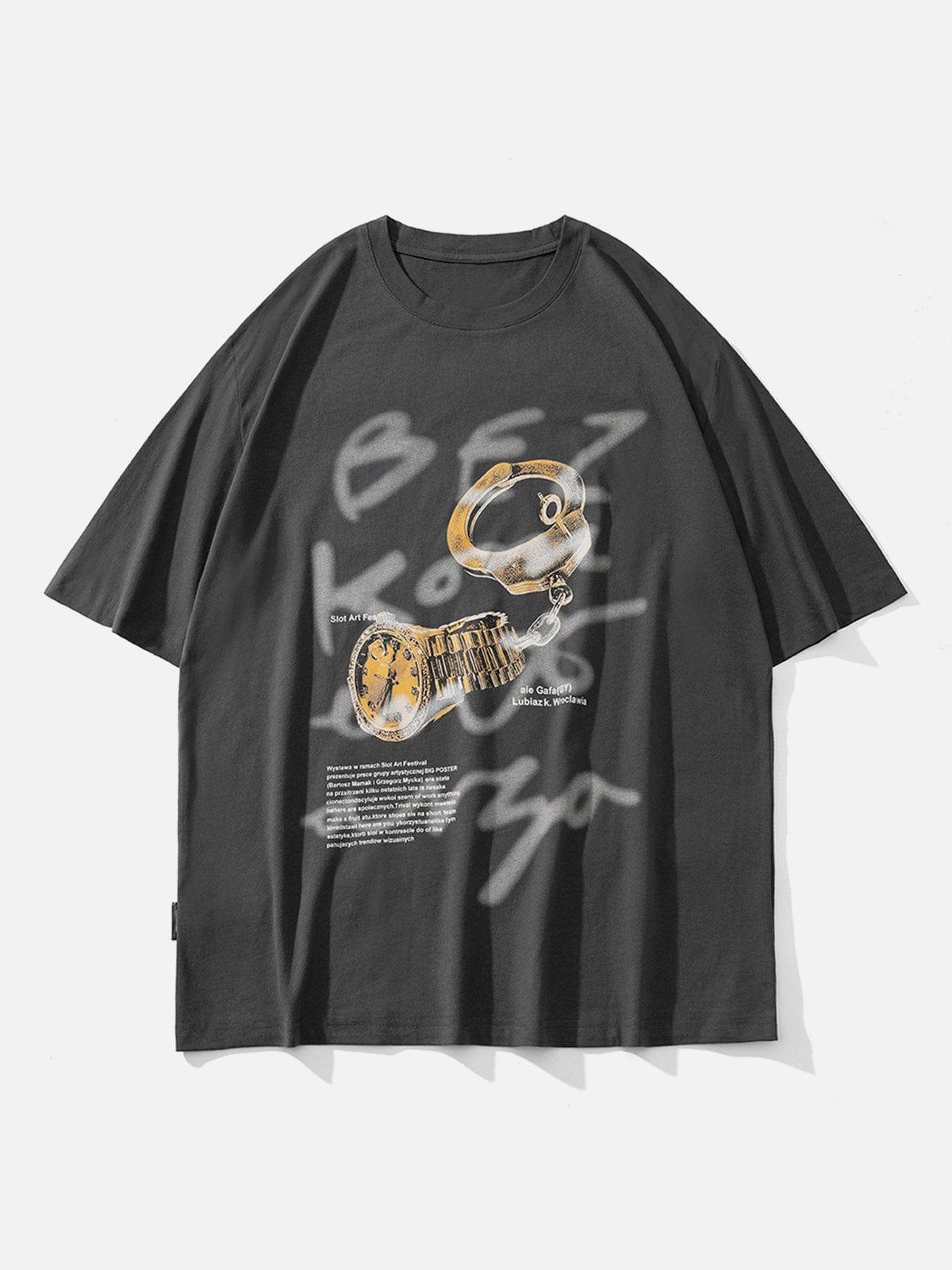 Watch Handcuffs Graphic Tee