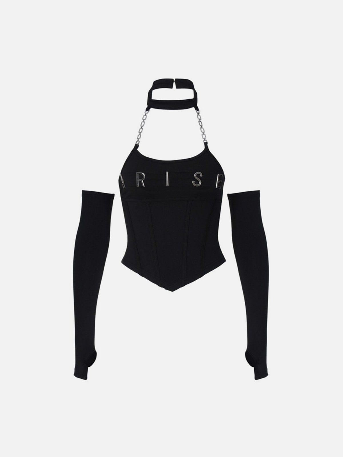 Sexy Chain Long Sleeve T Shirts