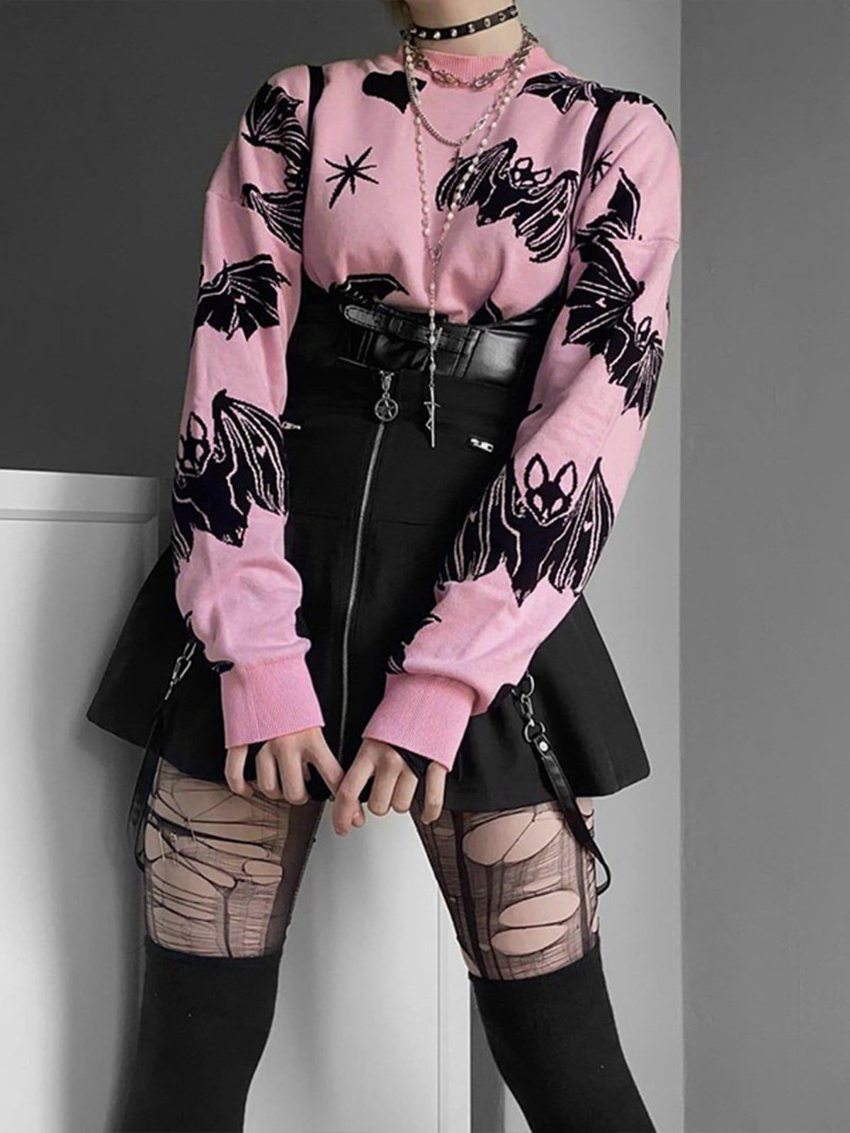 Dark Bat Knit Sweater