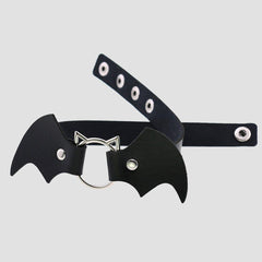 Punk Bat Vampire PU Necklace