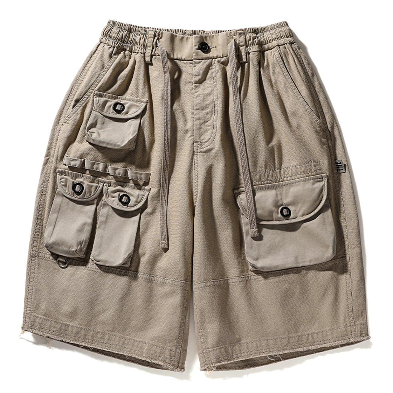 Multi Pockets Cargo Shorts
