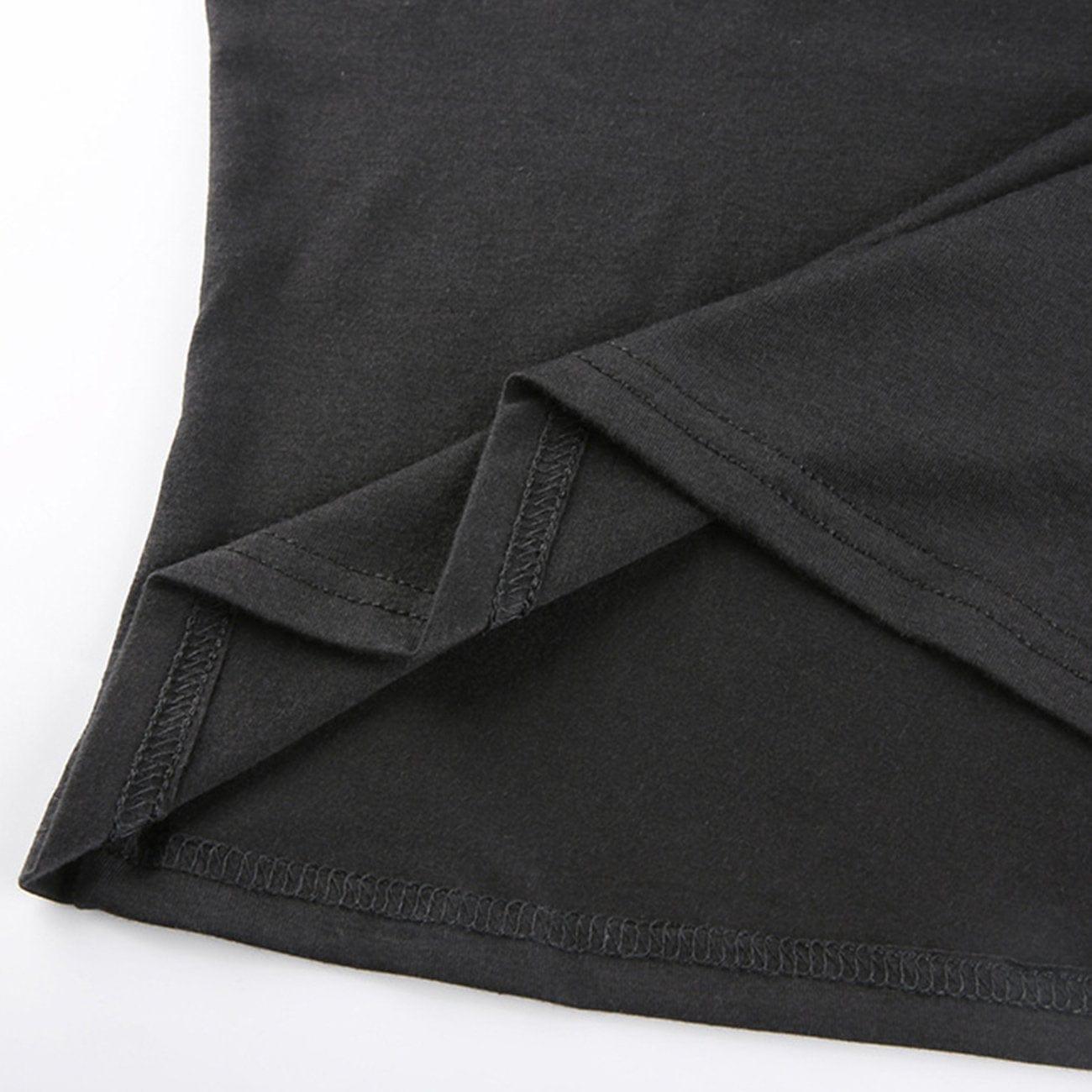 Hollowout Suspenders Sun Protection Long Sleeve T Shirt