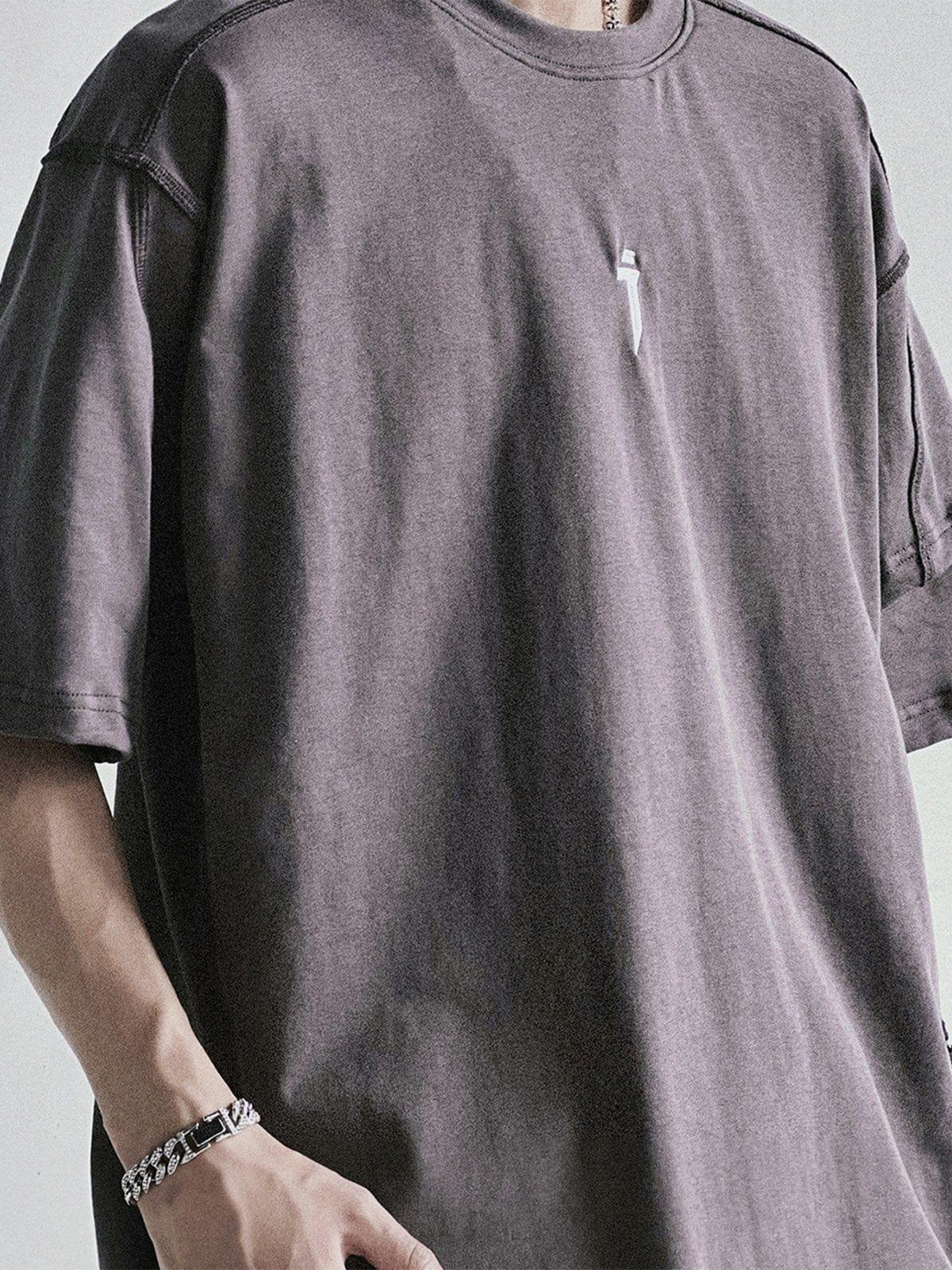 Heart Machine Embroidery Tee