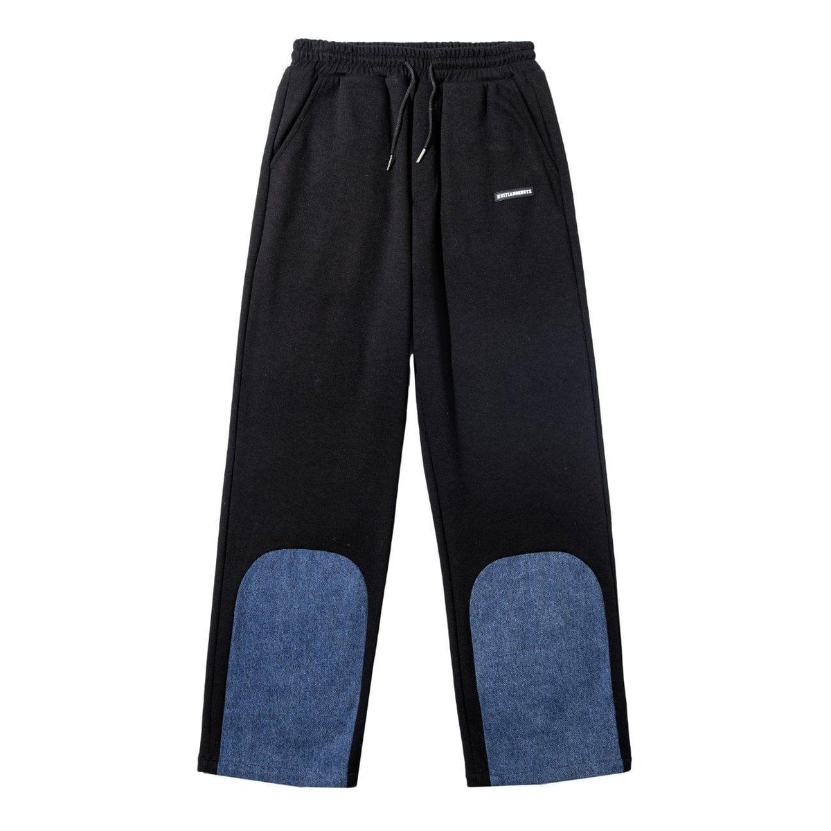 Denim Patchwork Pants