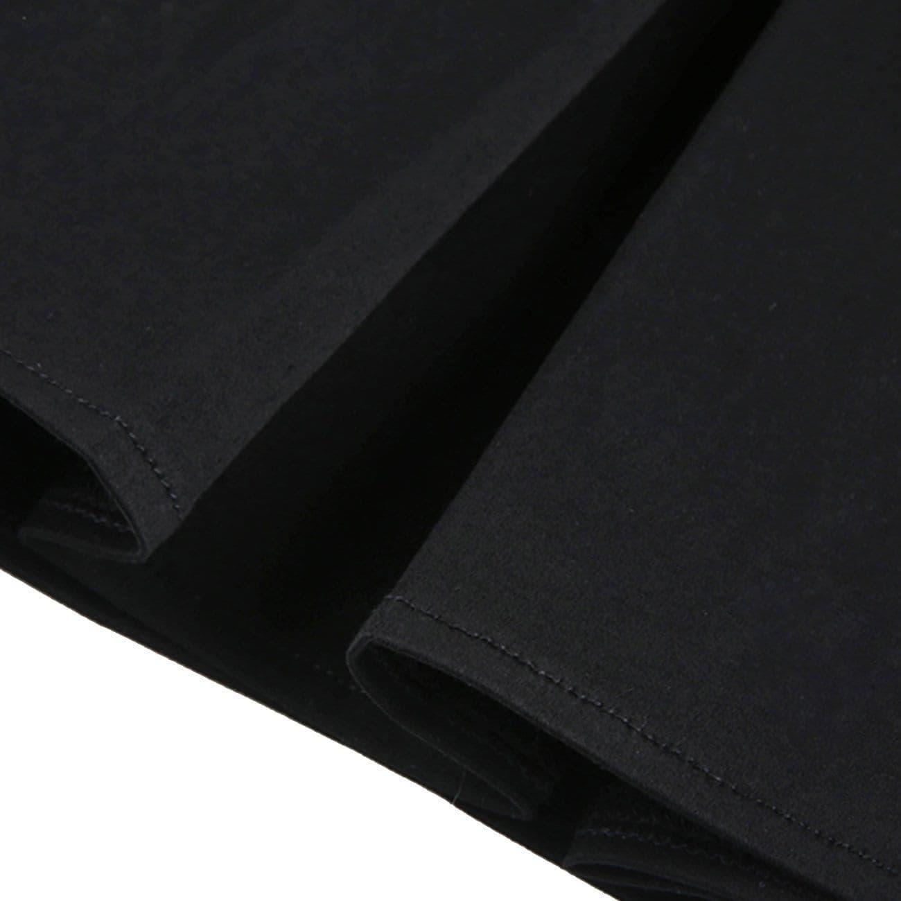 Dark Babes High-waisted Leather Pleated Skirt