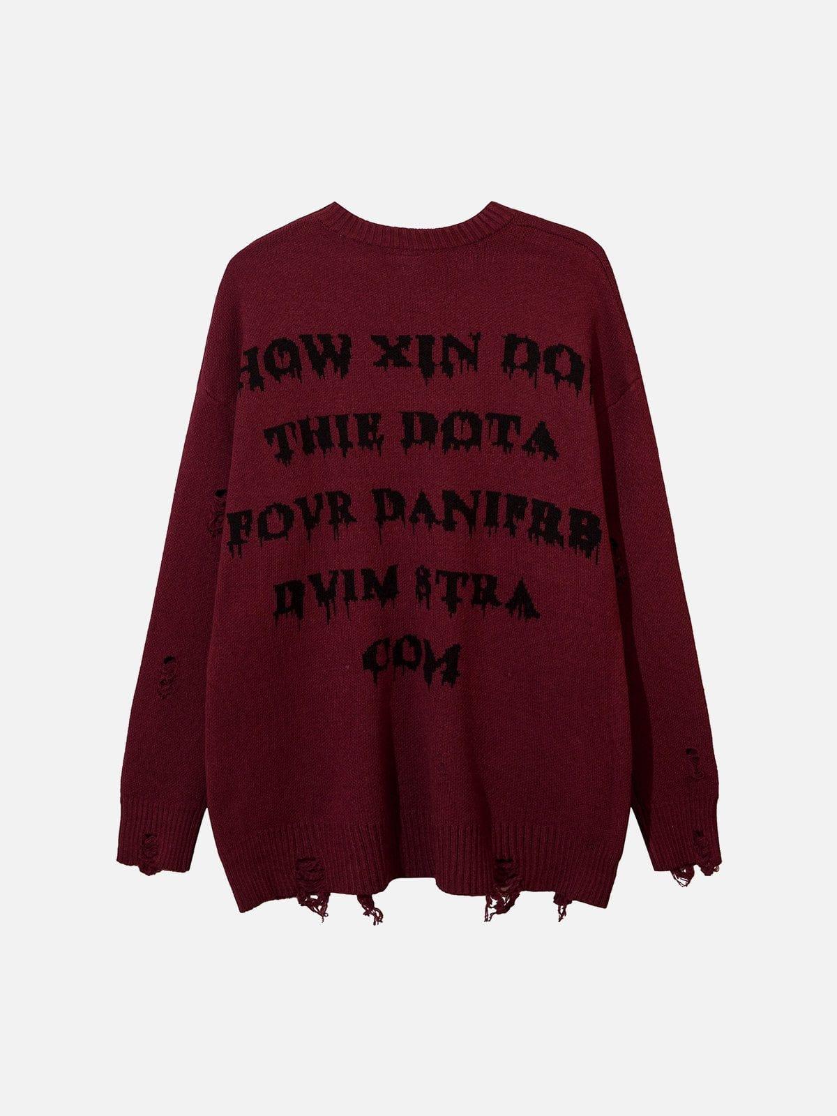 Film Effect Abstraite Sweater