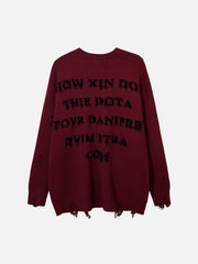 Film Effect Abstraite Sweater