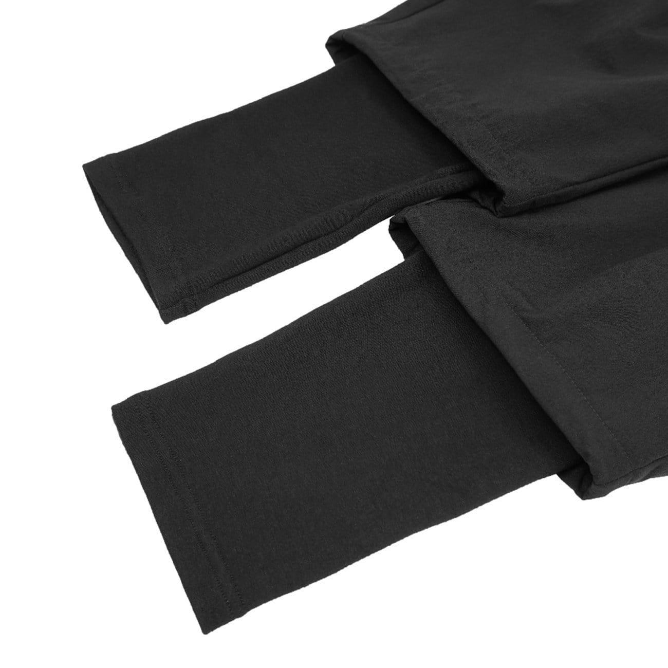 Fake Two Piece Drawstring Pants