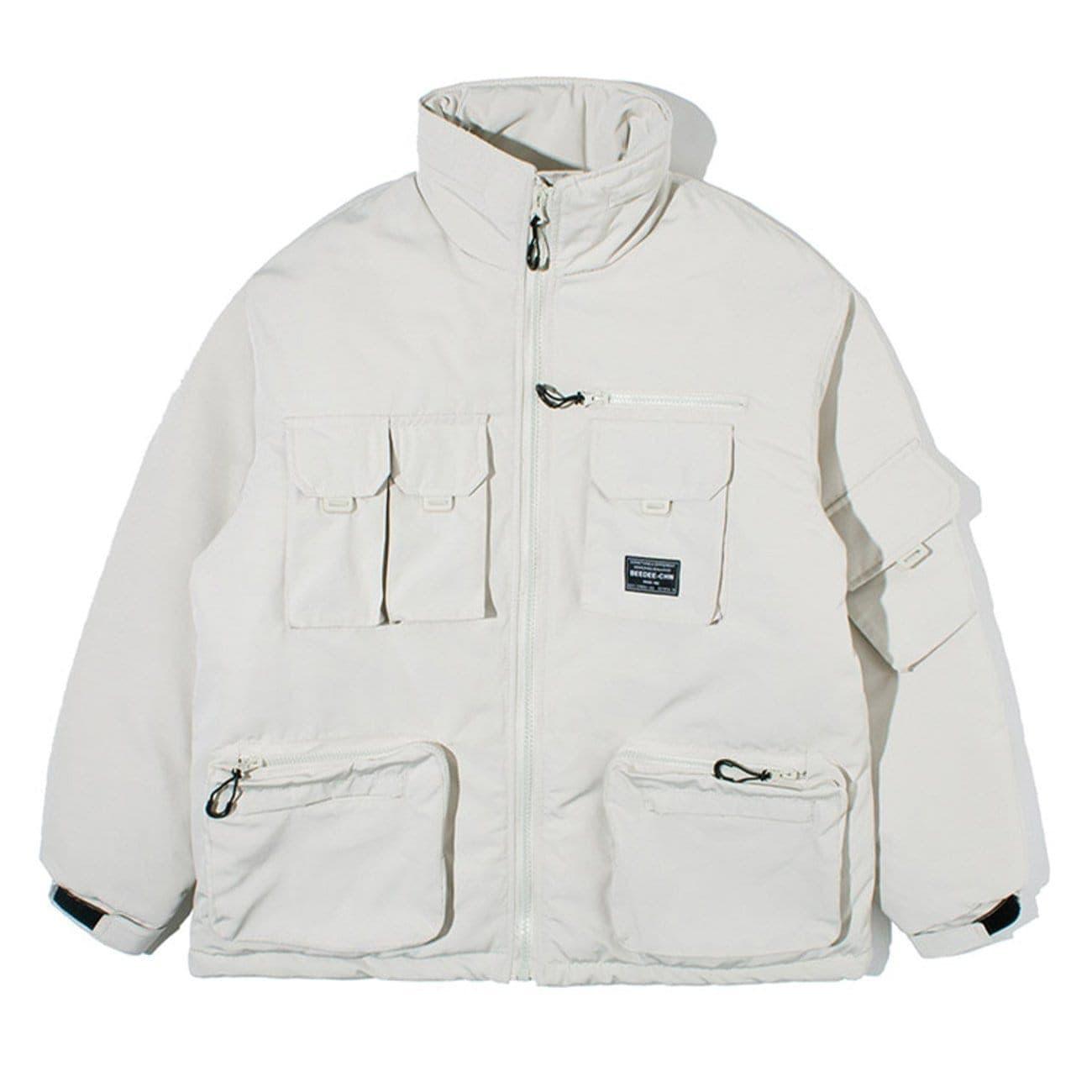 Multi Pockets Function Winter Coat
