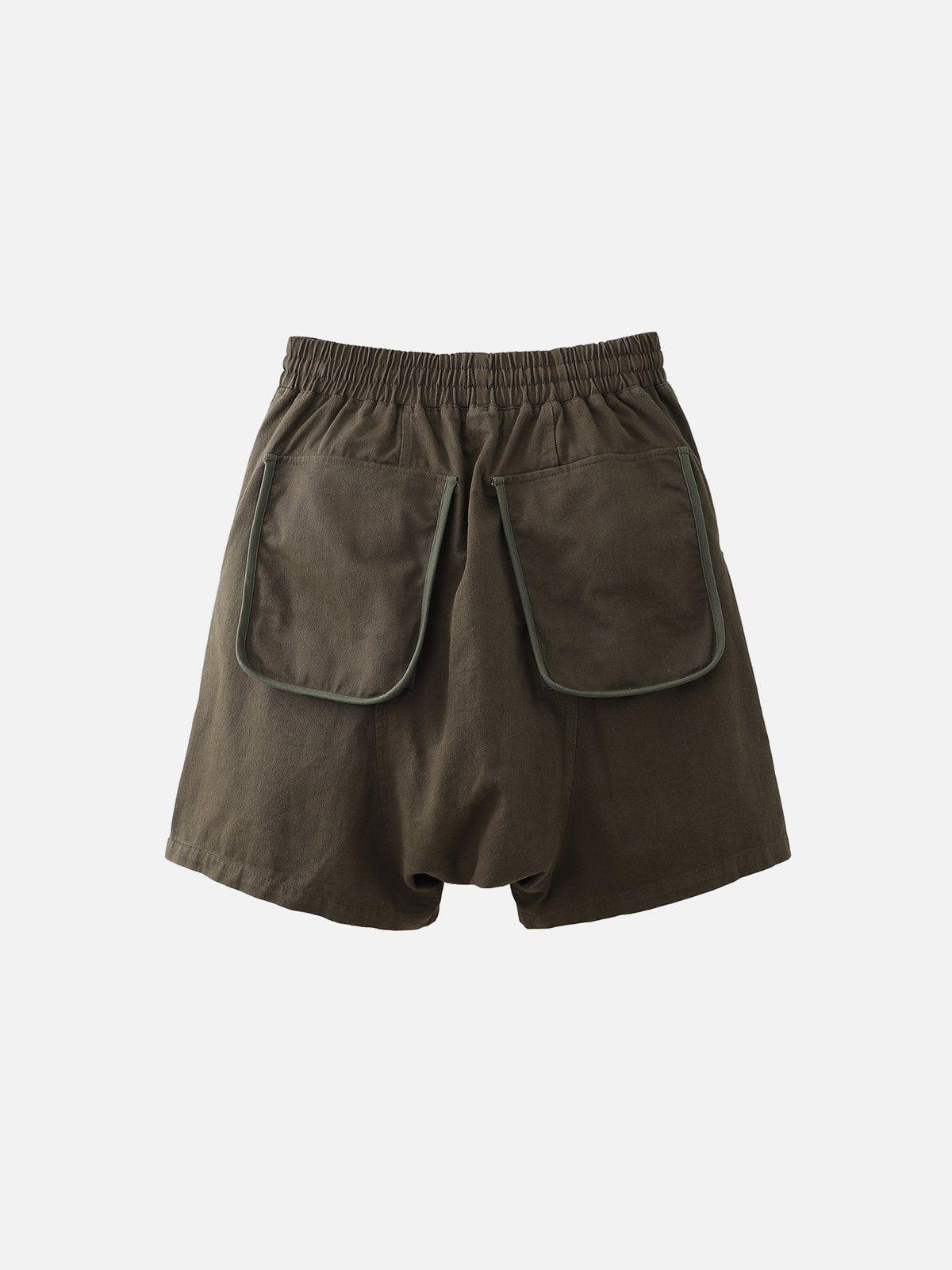 Removable Pockets Cargo Shorts