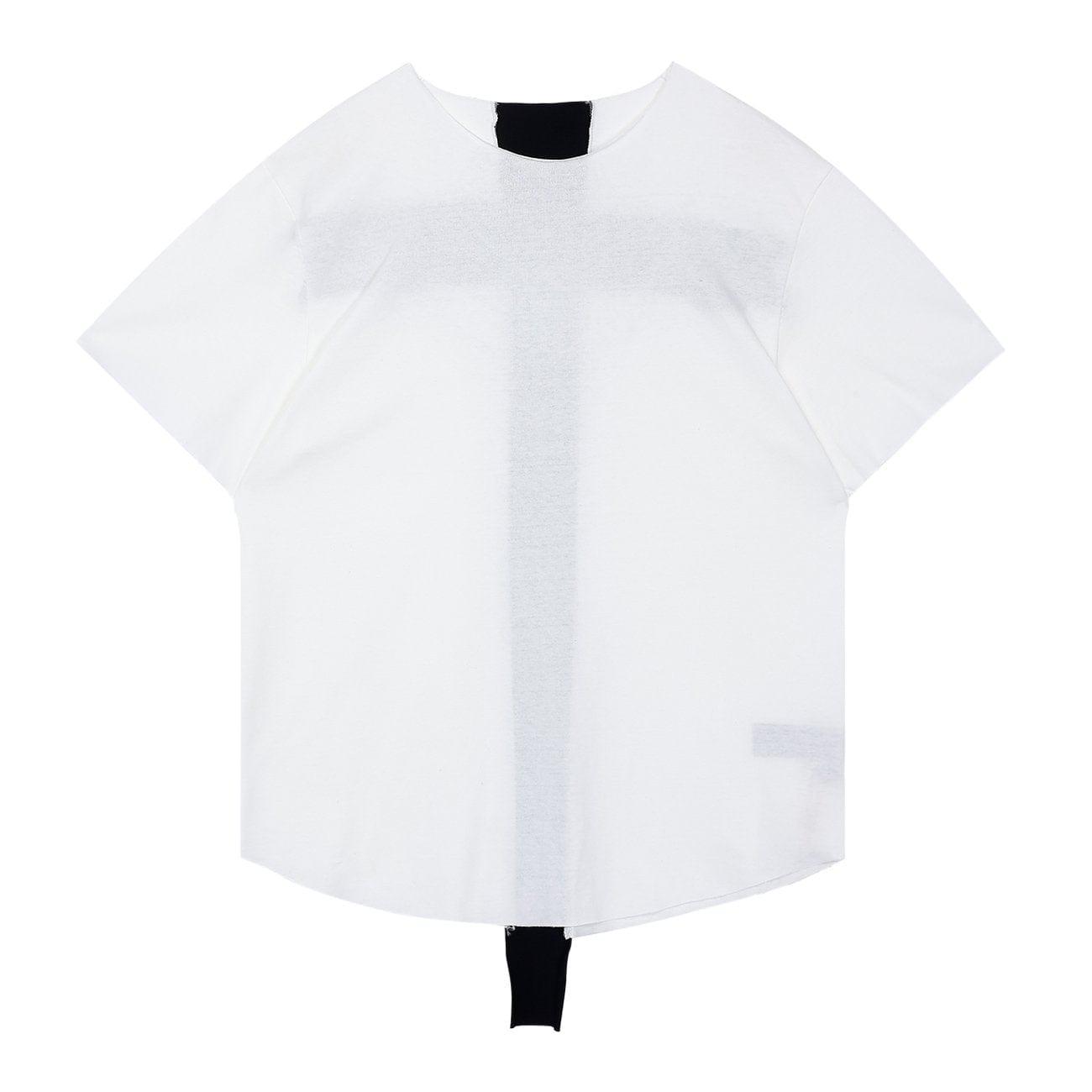 Back Cross Patchwork Tee