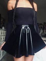 Dark Slim Fit Skirt
