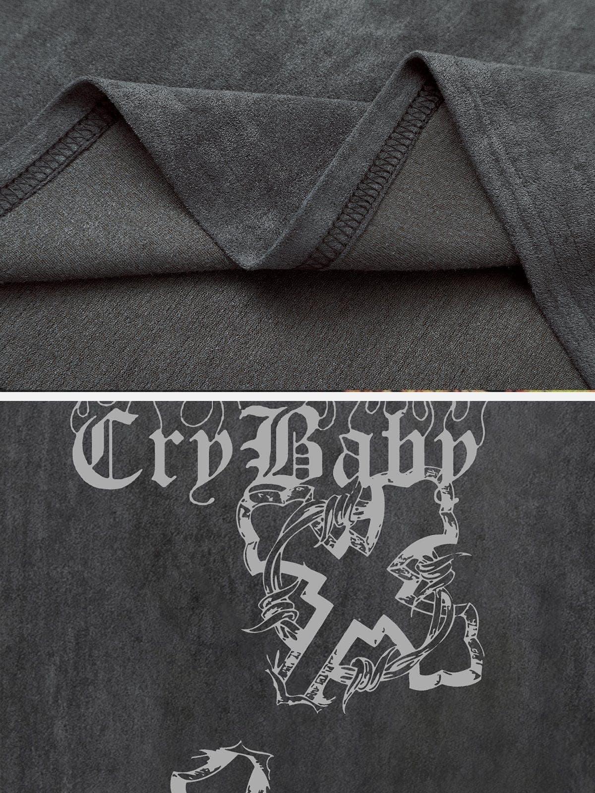 Flame Cross Graphic Tee