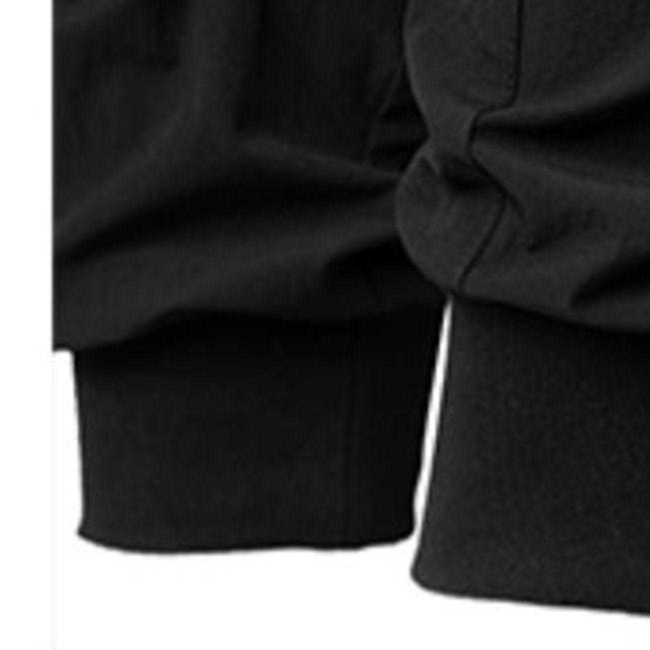 Zip Up Tilt Pockets Drawstring Cargo Pants