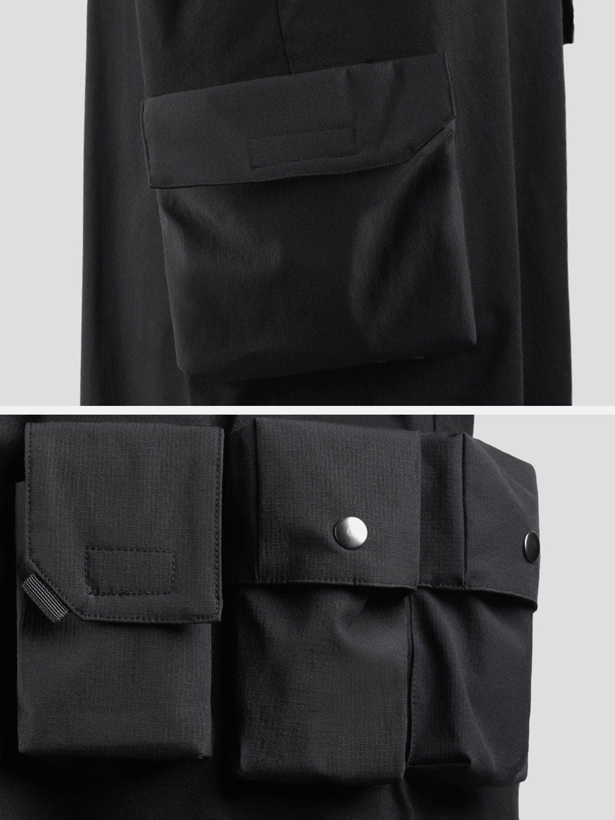 Asymmetrical Multi Pockets Tactical Tee