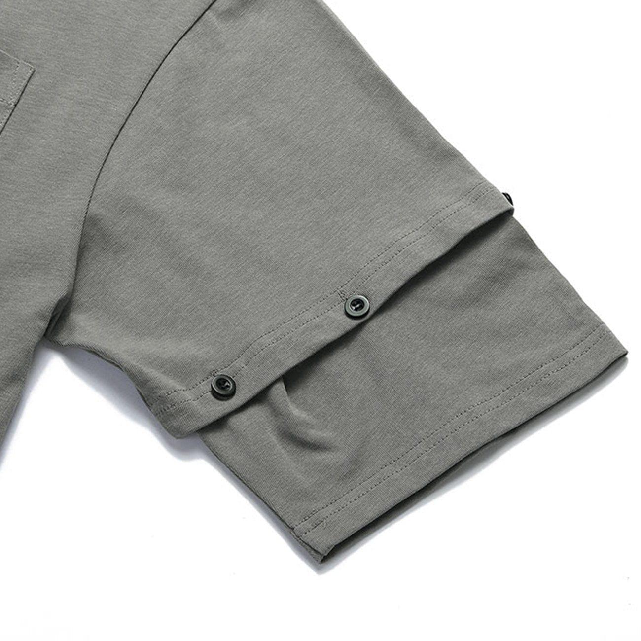 Interchangeable Sleeves Pocket Tee