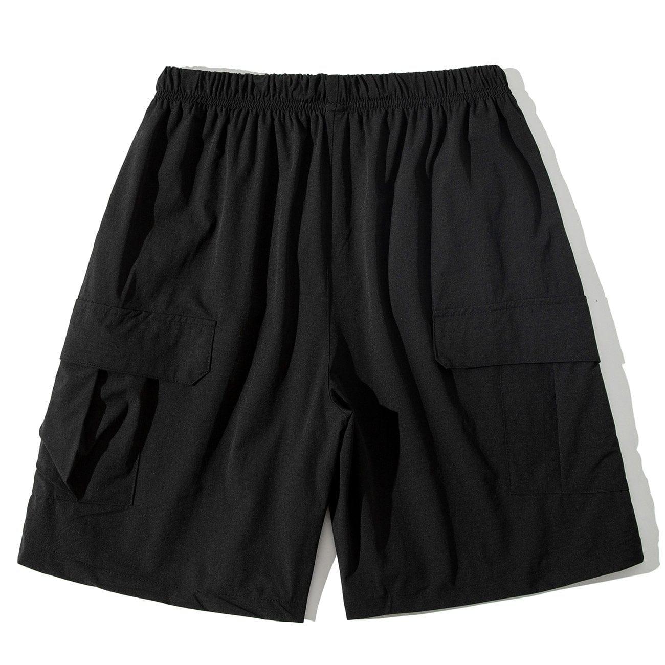 Irregular Pockets Water Proof Shorts