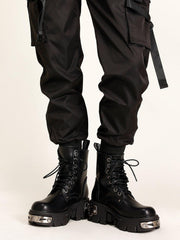 Thick Sole Lace Up Martin Boots