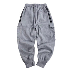 Multi Pockets Drawstring Screw Thread Pants