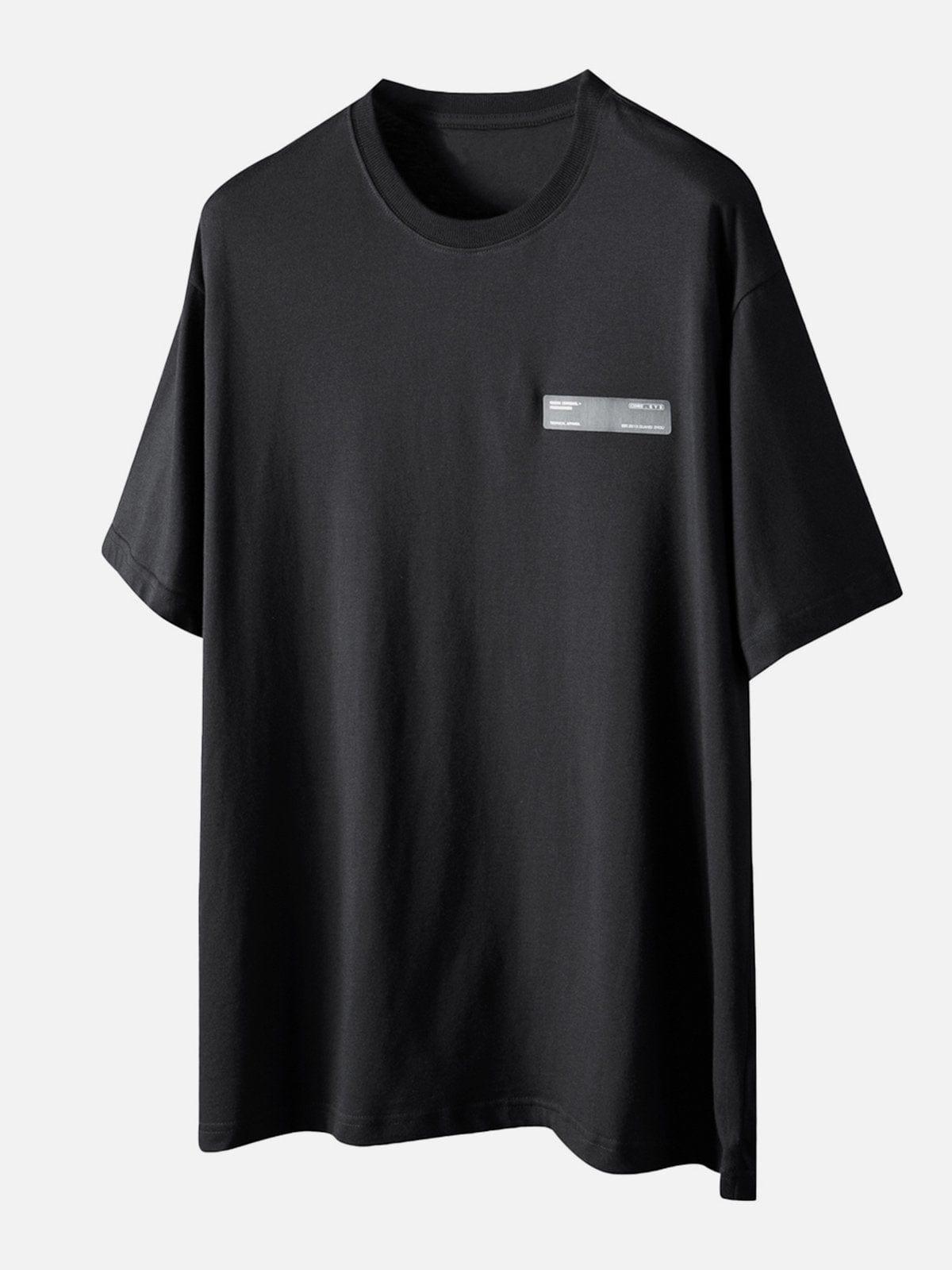 Function Back Letters Graphic Tee