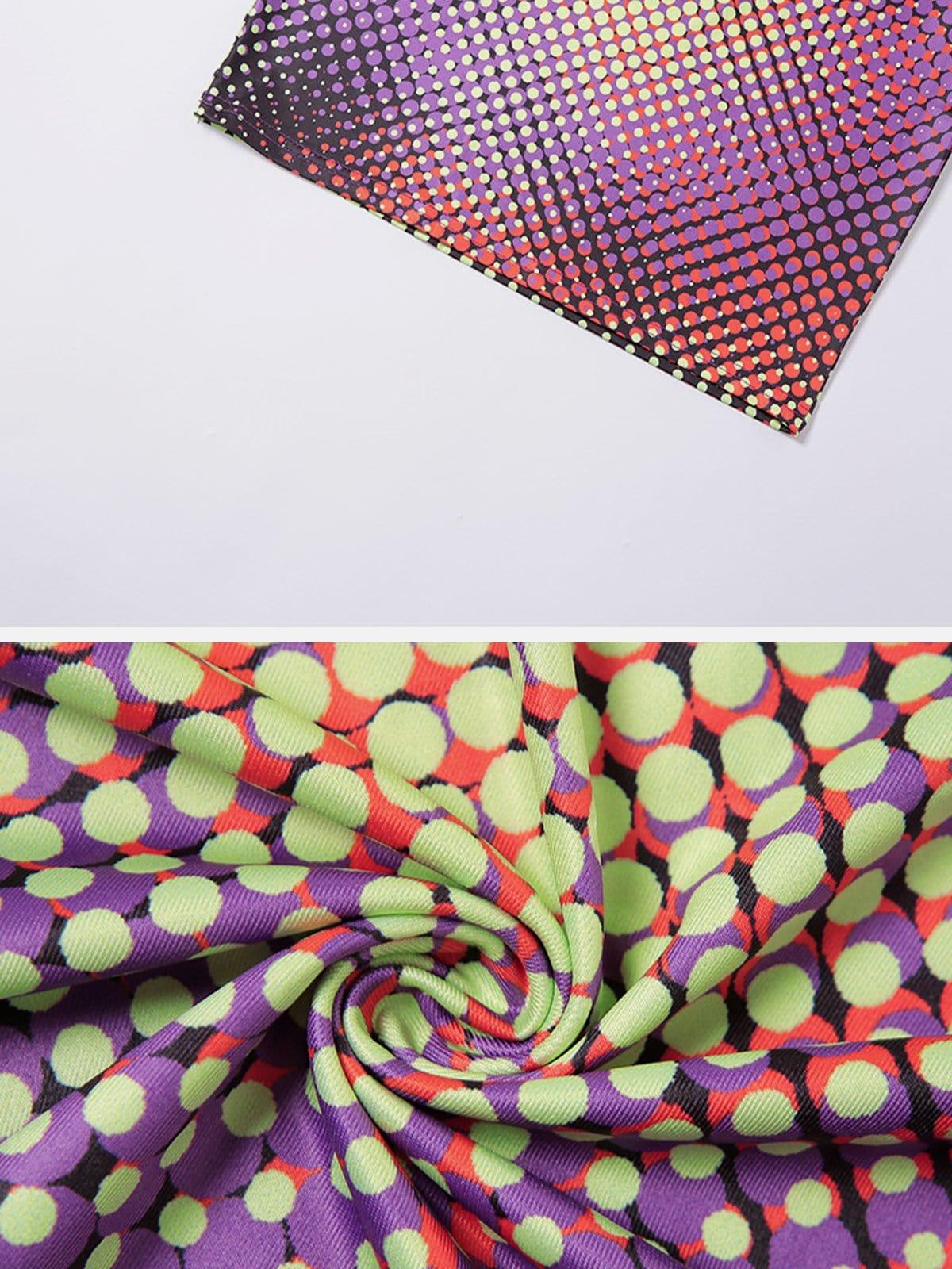Abstract Print Slim Fit Suit