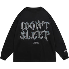 Mercury Letters Print Sweatshirt