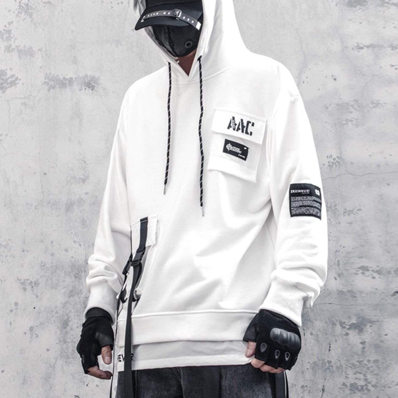 Dark Personalized Pockets Ribbons Hoodie