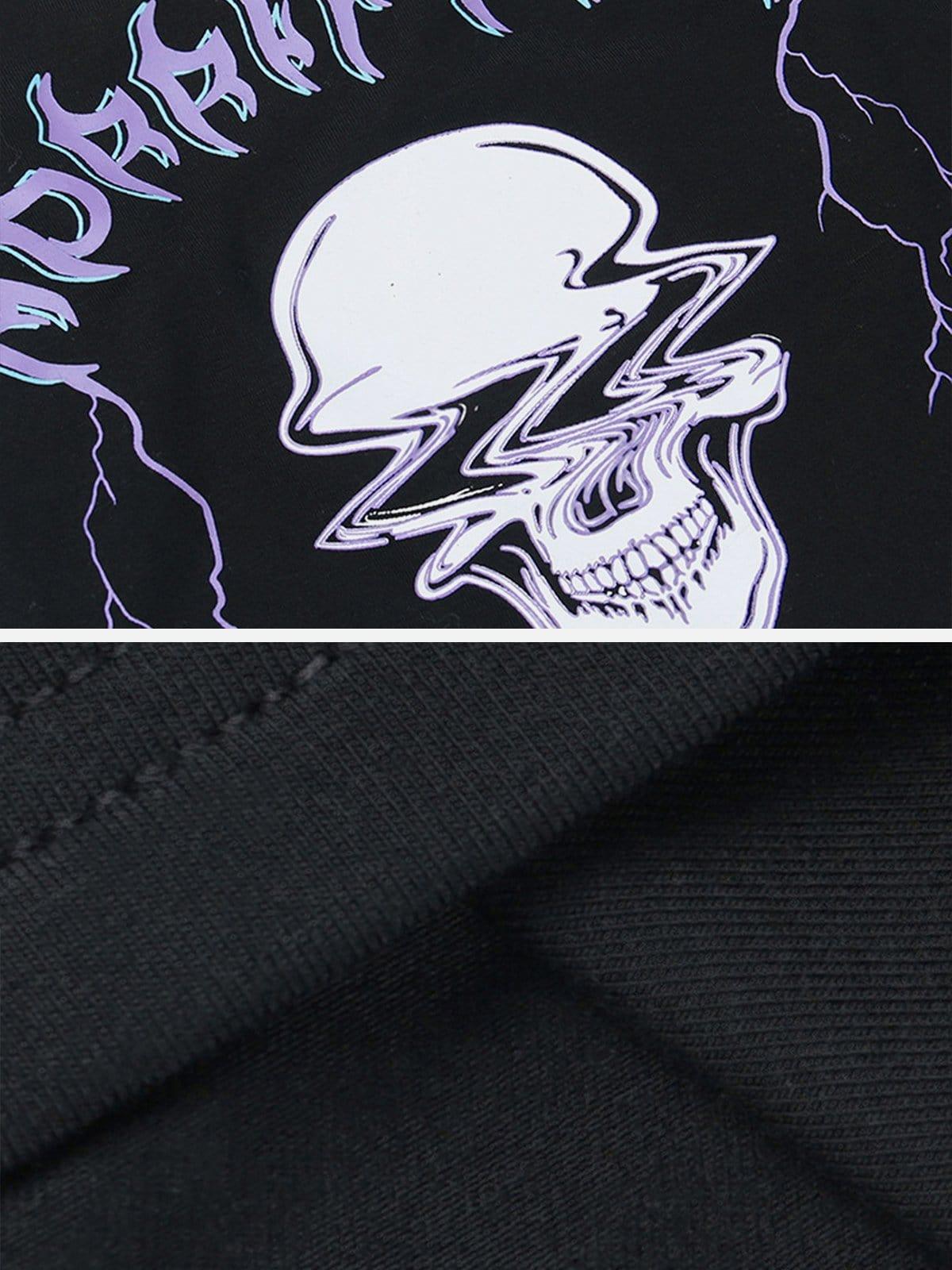 Dark Skull Print Vest