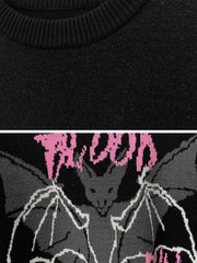 Bat Pattern Sweater