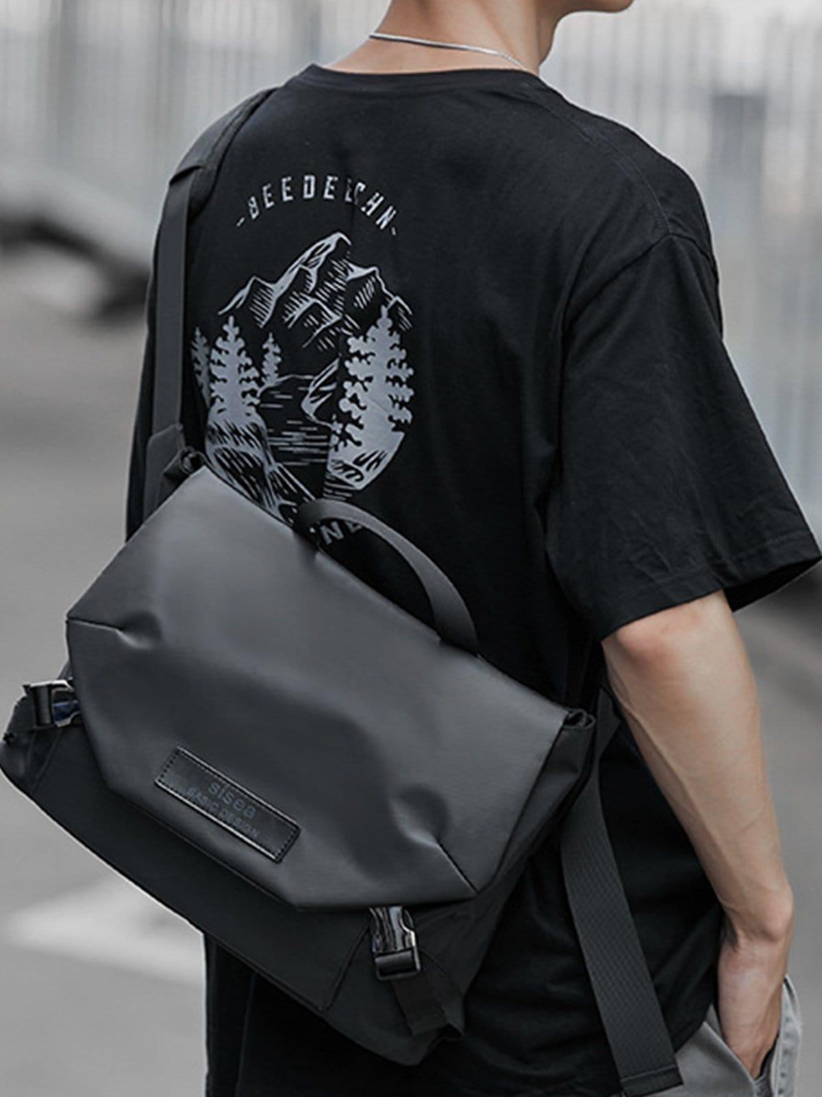 Labelled Messenger Bag