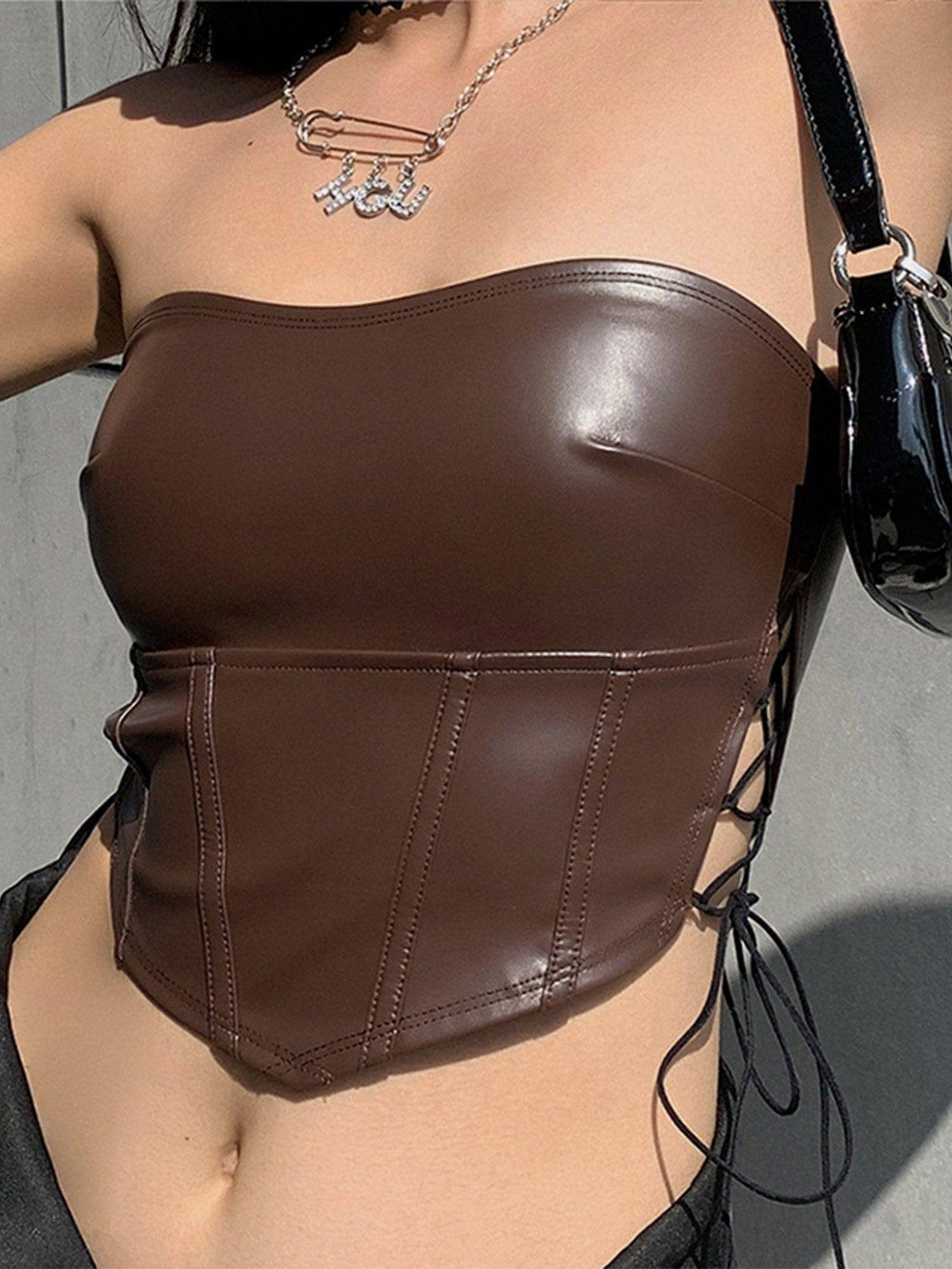 Sexy Slim Strap Bandeau Vest