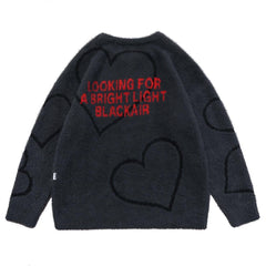 Love Pin Knitted Sweater
