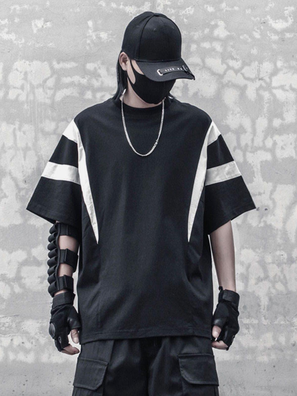 Patchwork Triangle Stripes Tee