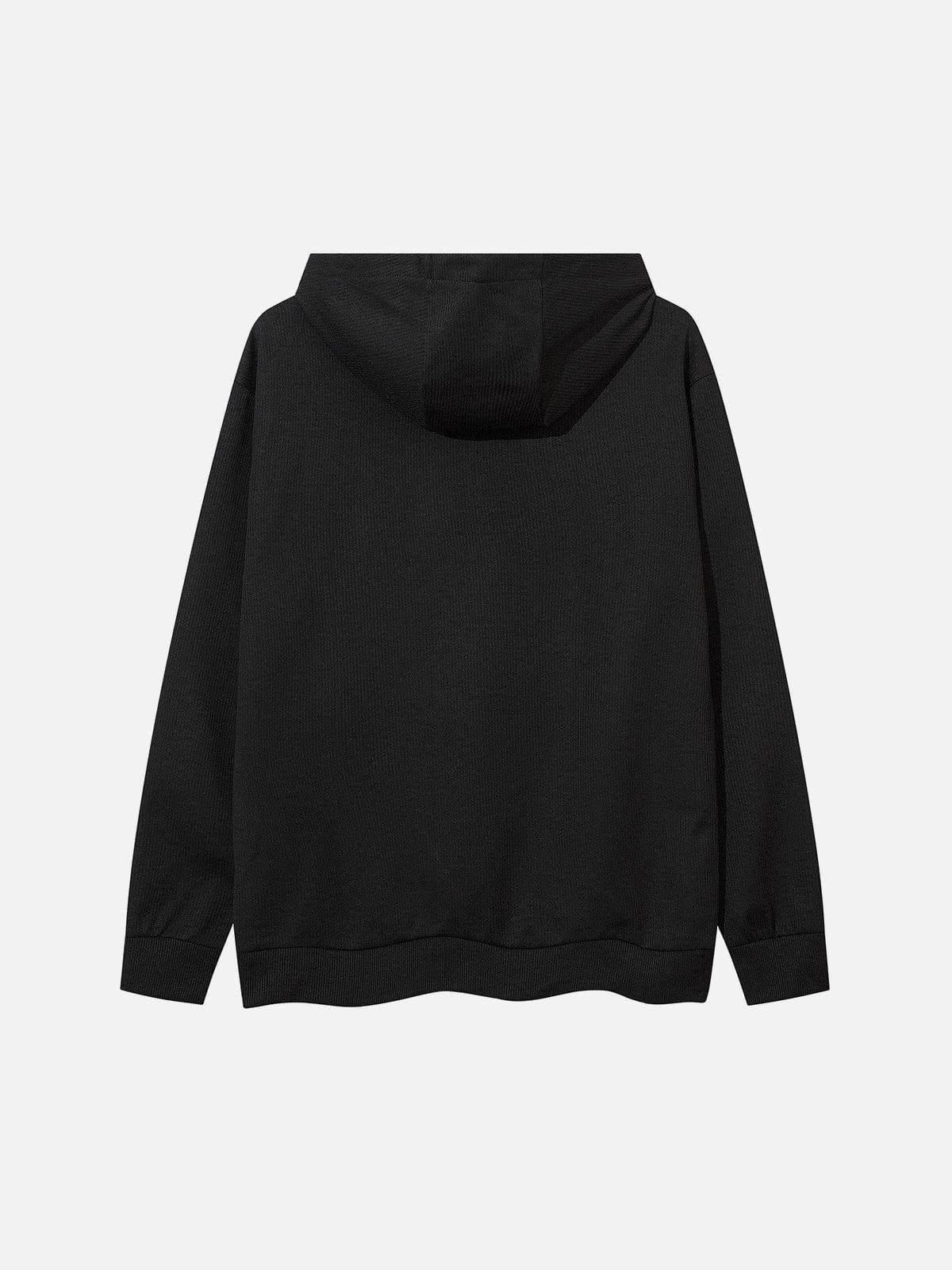 Irregular Zipper Big Pocket Jacket