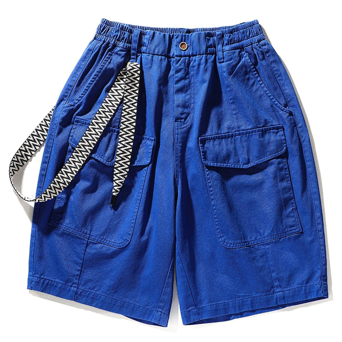 Detachable Drawstring Cargo Shorts