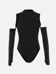 Tight High Neck Sexy Bodysuit