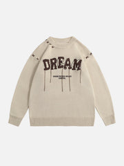 Letter Line Design Sweater