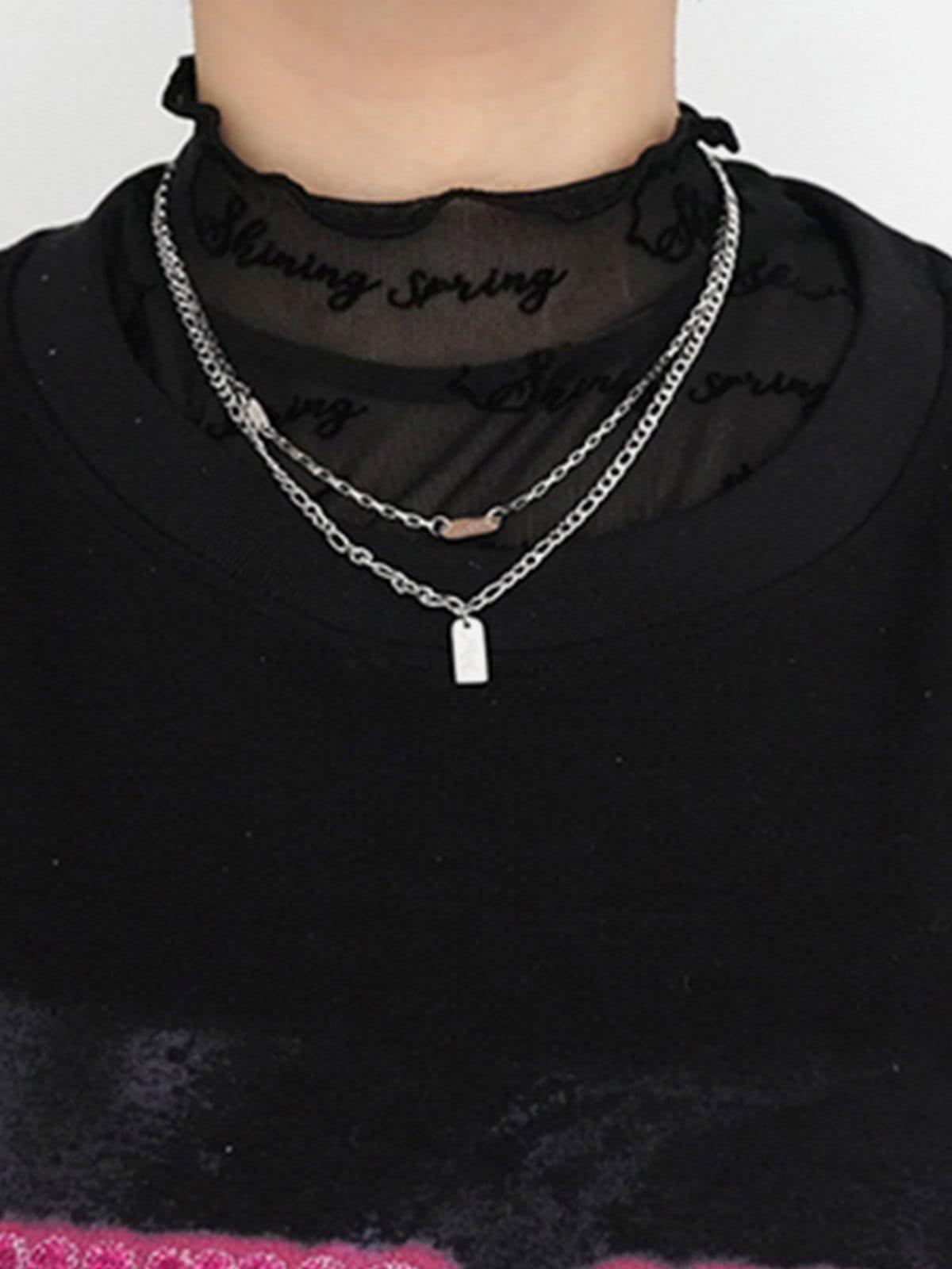 "LUCKY" Double Necklace