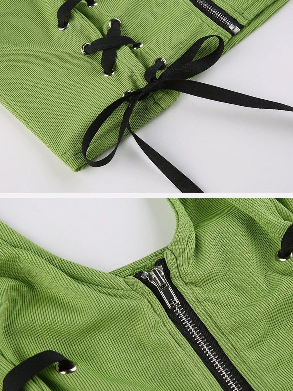 Sexy Zip Up Vest