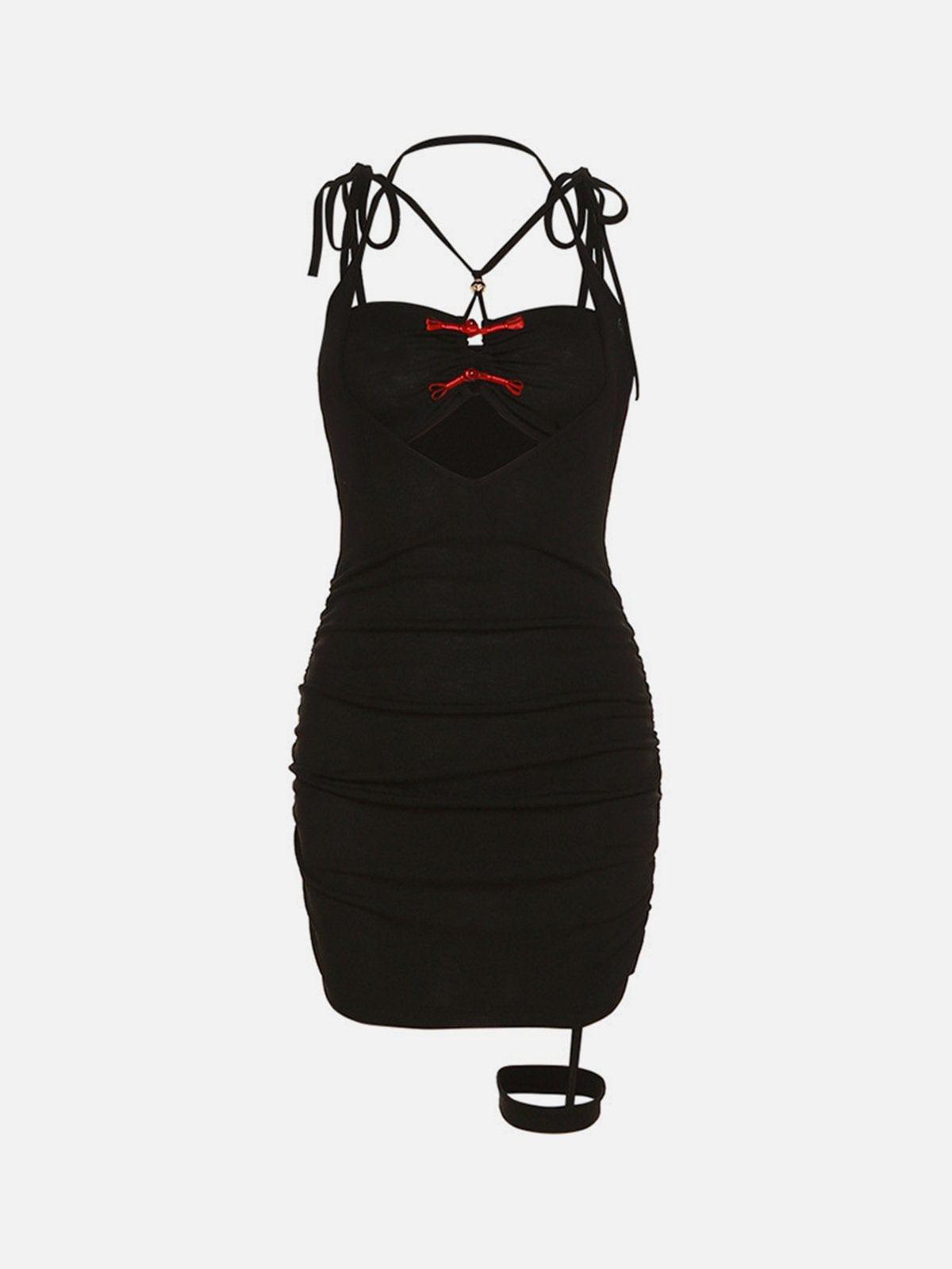 Hollow Folds Dress