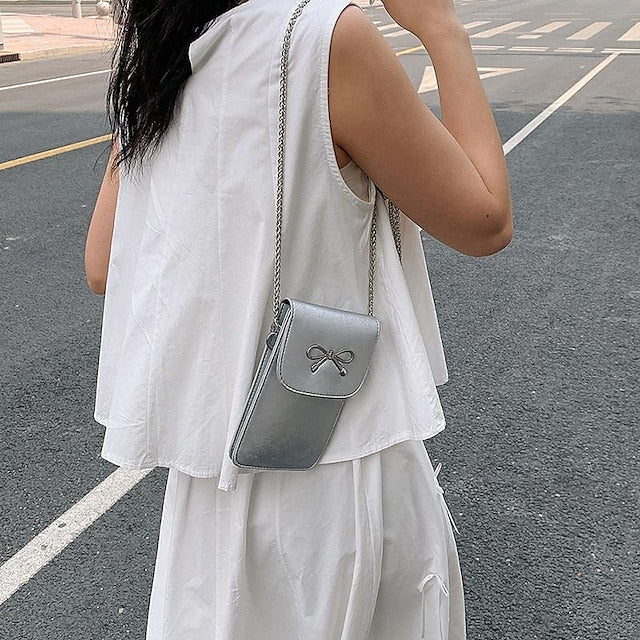 Phone  Crossbody PU Bag Mobile Daily Leather