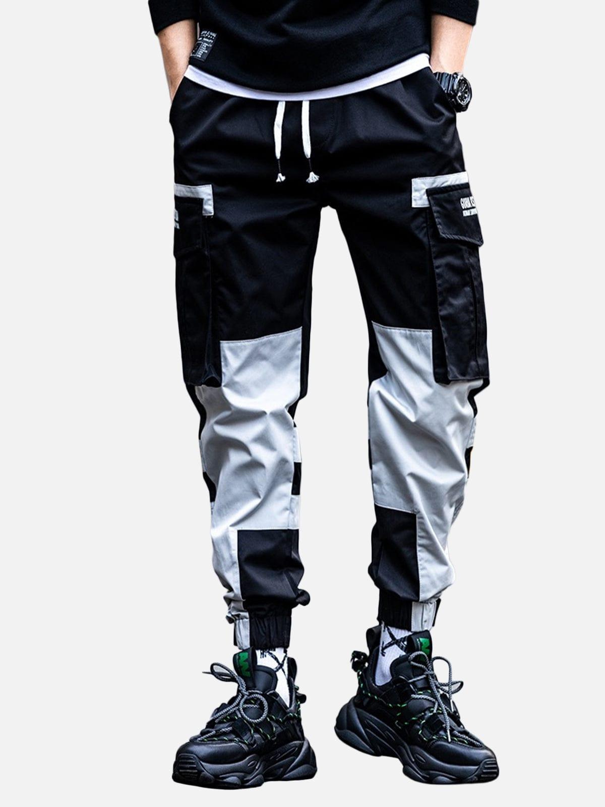 Big Pockets Patchwork Cargo Pants