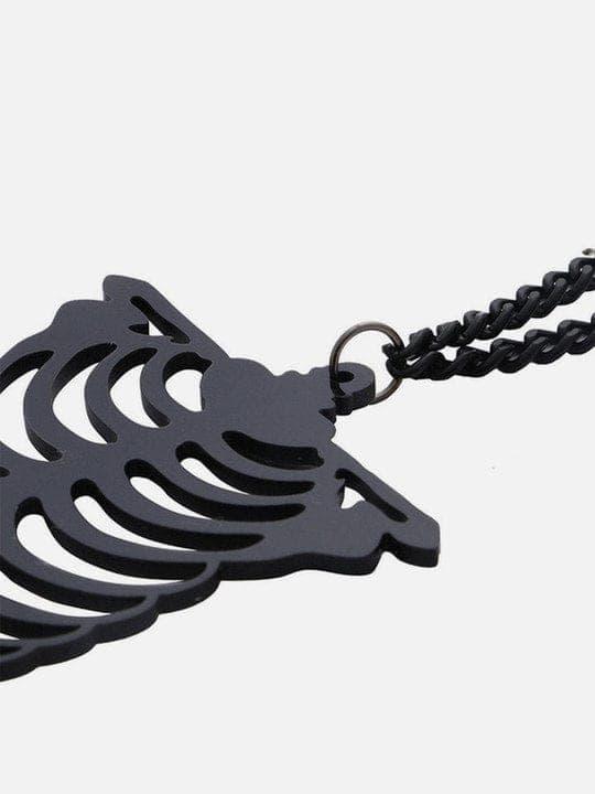 Dark Skull Skeleton Necklace