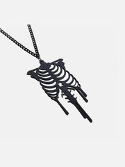 Dark Skull Skeleton Necklace
