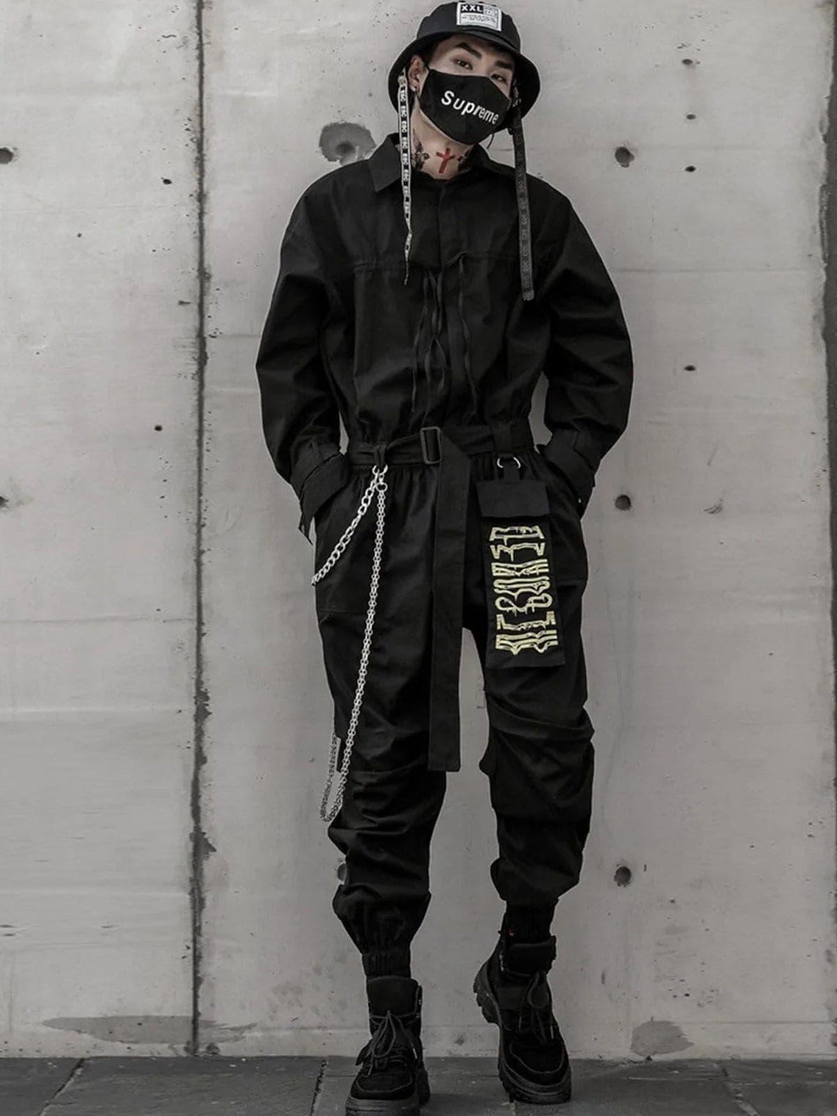 "Ribbon embroidery" Jumpsuit